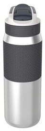 Бутылочка Kambukka Lagoon Insulated, серебристый/черный, 0.75 л