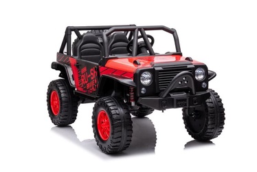 Bērnu elektroauto Lean Toys Jeep QY2188, sarkana