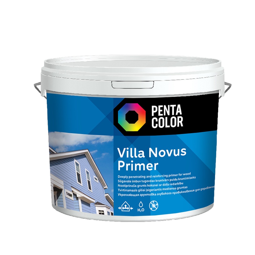 Grunts koka Pentacolor Villa Novus Primer, bezkrāsains, 10 l
