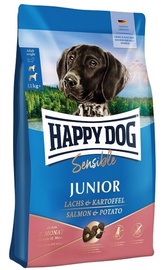 Sausā suņu barība Happy Dog Sensible Junior, lasis, 10 kg