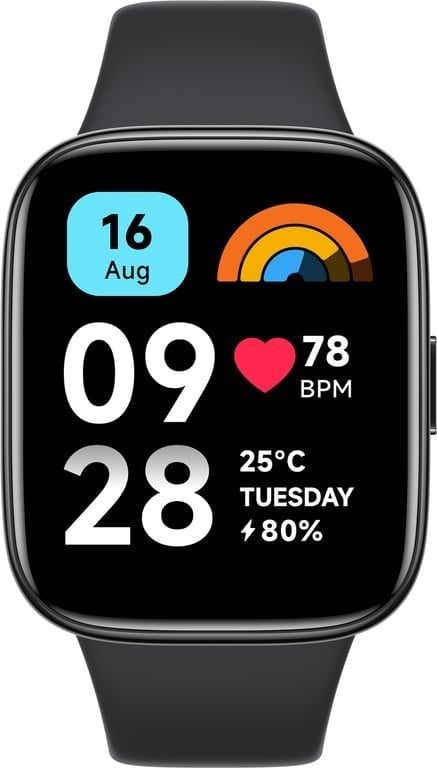 IšmanusislaikrodisXiaomiRedmiWatch3Active47254,juoda