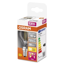Лампочка Osram LED, P40, теплый белый, 4 Вт, 470 лм