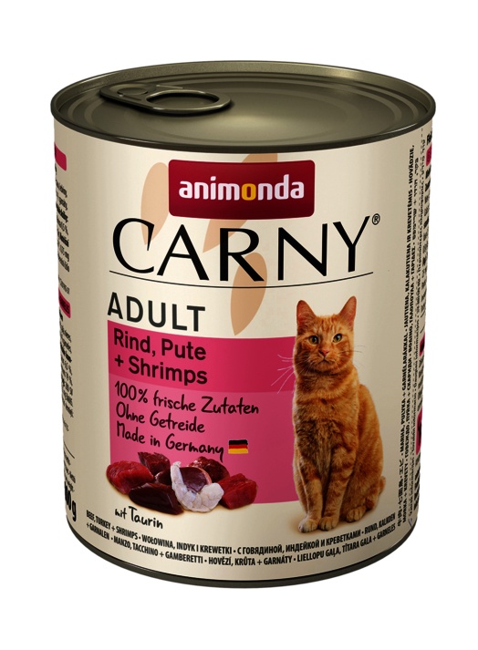 Šlapias kačių maistas Animonda Carny Adult, jūros gėrybės, 0.8 kg