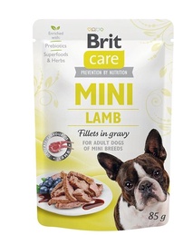 Влажный корм для собак Brit Care Mini Lamb, баранина, 0.08 кг