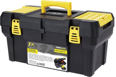 Ящик для инструментов FX Tools 29000240, 50 см x 27 см x 27 см, черный/желтый