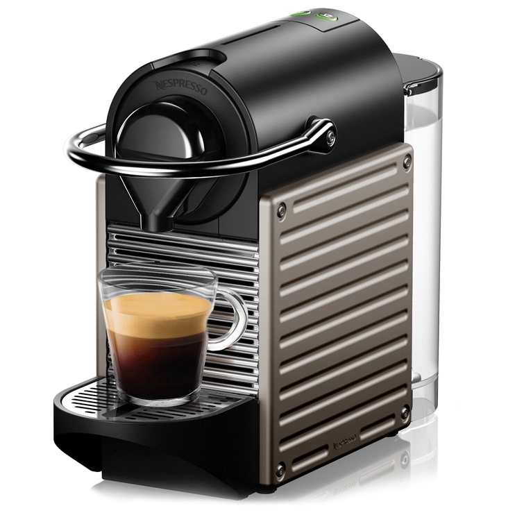 Капсульная кофемашина Nespresso Pixie, черный/серый