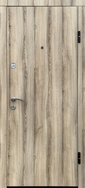 Наружная дверь квартиры OPTIM-00, правосторонняя, песочный, 205 x 86 x 8 см