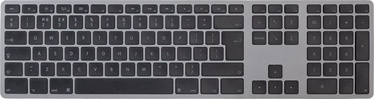 Klaviatūra Matias Mac Space Gray (UK), melna/pelēka (bojāts iepakojums)
