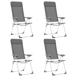 Tūrisma krēsls VLX Folding Camping Chairs 44307, pelēka