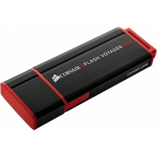 USB zibatmiņa Corsair Voyager GTX, melna, 128 GB