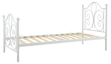 Кровать Panama 90, 90 x 200 cm, белый, с решеткой