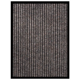 Durvju paklājs VLX Striped 331601, pelēka, 60 cm x 40 cm