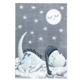 Ковер комнатные Ayyildiz Bambi Dinosaur 2002900840, синий/серый, 290 см x 200 см