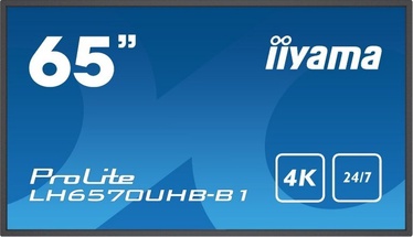 Монитор Iiyama LH6570UHB-B1, 65″, 8 ms