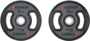 Дисковый вес Hammer, 10 кг x 2 шт.