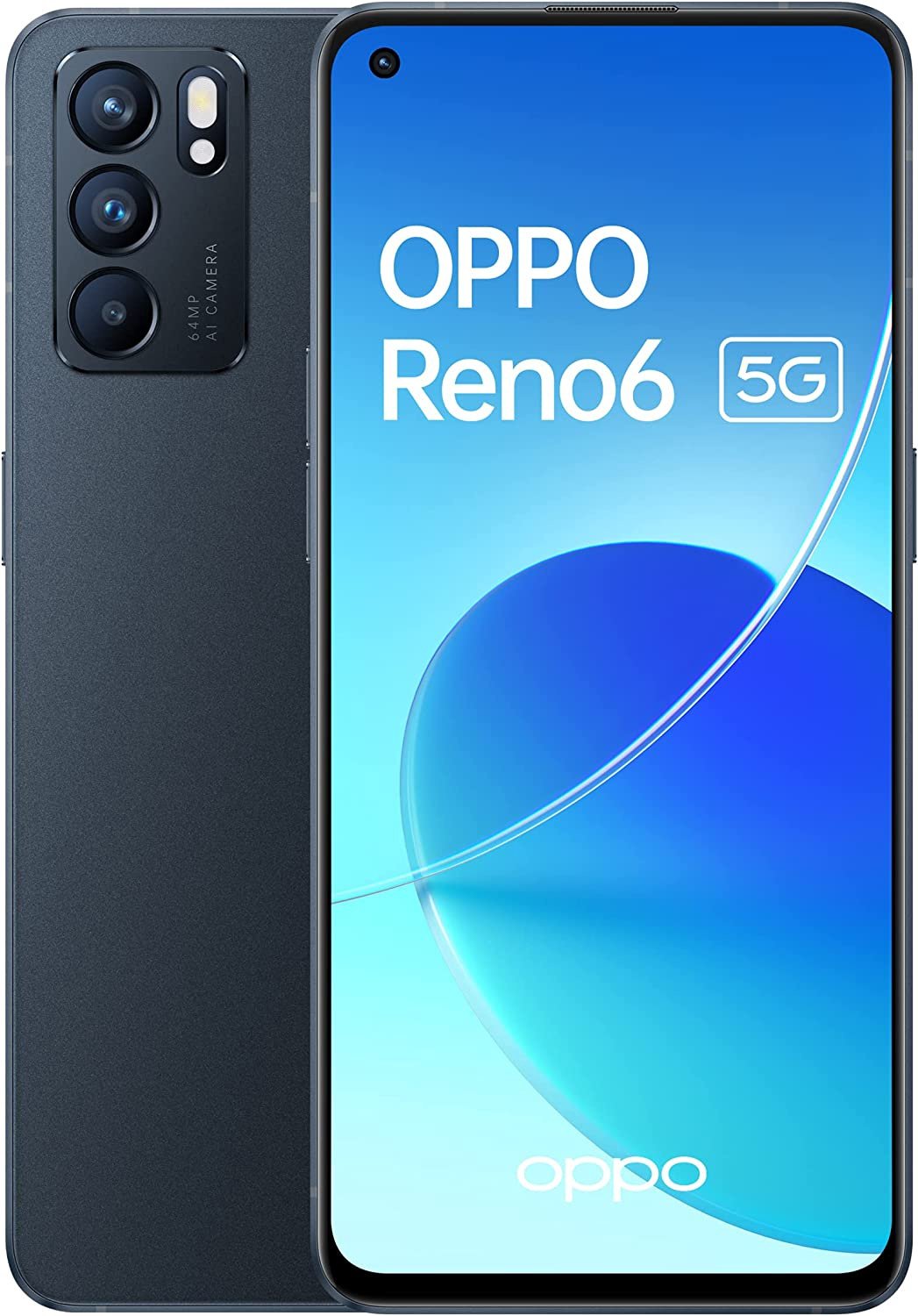 Мобильный телефон Oppo Reno 6 5G, 128 GB, черный - Ksenukai.lv