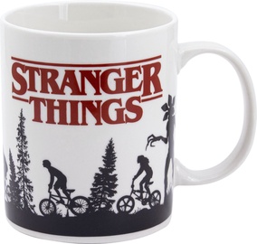 Komplekts Paladone Stranger Things Logo Mug And Socks Gift Set, balta/melna