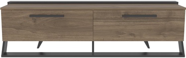 TV-laud Kalune Design Astrid, must/pähklipuu, 366 mm x 1638 mm x 468 mm