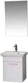 Vannitoa mööblikomplekt Kalune Design Pamukkale 55, valge, 37.5 cm x 54.5 cm x 57 cm