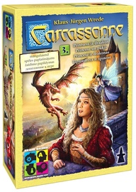 Papildinājums galda spēlei Brain Games Carcassonne 3: The Princess & The Dragon, LT LV EE RUS