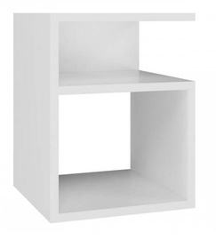 Naktinis staliukas Top E Shop Tini, baltas, 30 x 30 cm x 40 cm