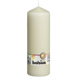 Svece, cilindriskas Bolsius Ivory, 75 h, 200 mm