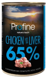 Влажный корм для собак Profine Natures Touch Chicken With Liver, курица, 0.4 кг