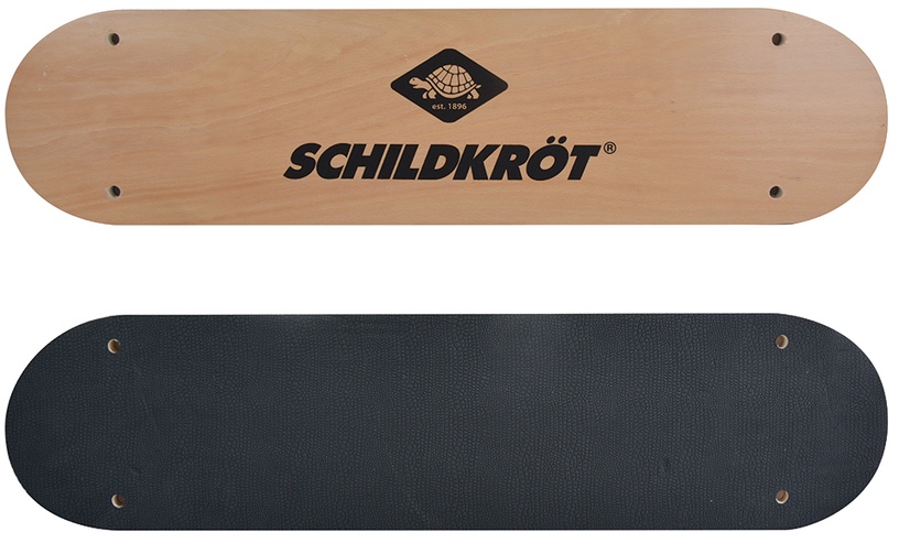Деревянные качели Schildkrot Skateboard 970519, 20 см, коричневый/черный