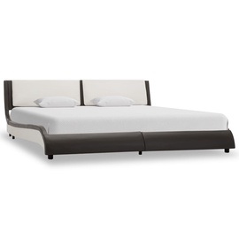 Кровать VLX, белый/серый, 229x160 см, с решеткой