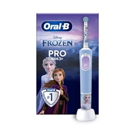 Elektrinis dantų šepetėlis Braun D103.413.2K Vitality PRO Kids 3+ Frozen, violetinis