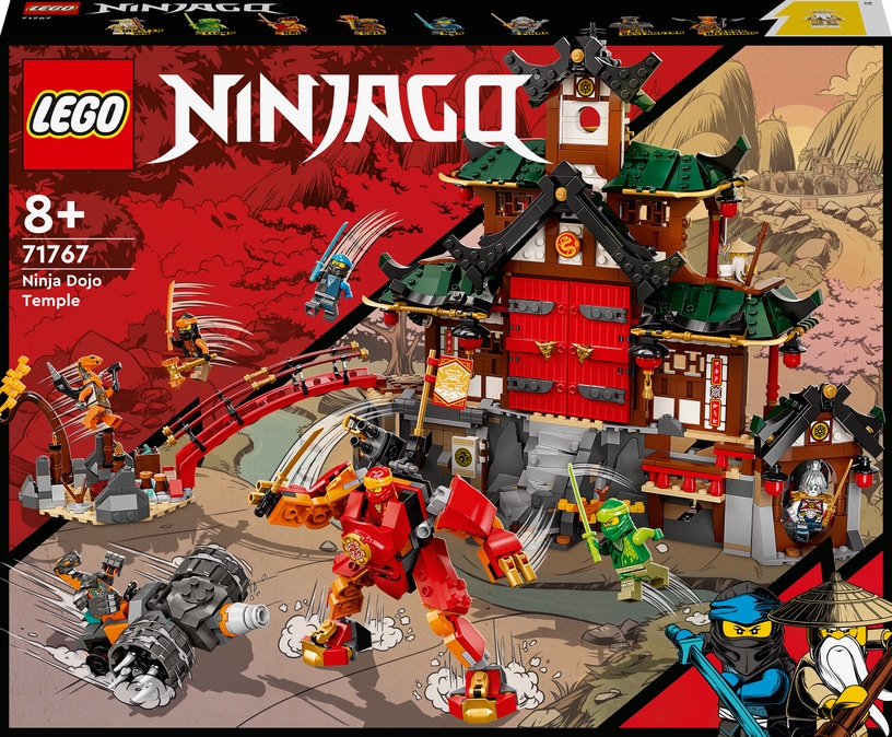 Konstruktors LEGO® NINJAGO® Nindzju Dojo templis 71767, 1394 gab.