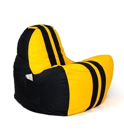 Sēžammaiss Go Gift Ferrari XXL PUFGGFSAK0177, melna/dzeltena, 350 l