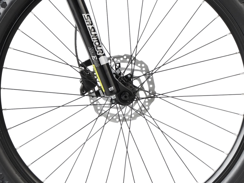 Velosipēds kalnu Romet Rambler Fit, 27.5 ", 18" (44.45 cm) rāmis, melna/sarkana
