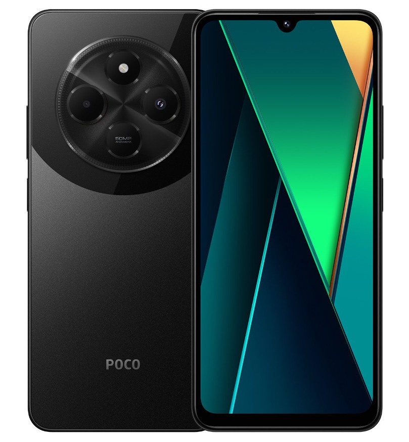 Мобильный телефон Poco C75, 128 GB, черный
