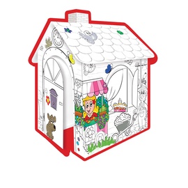 Krāsošanas komplekts Mochtoys Coloring House 10721, daudzkrāsaina
