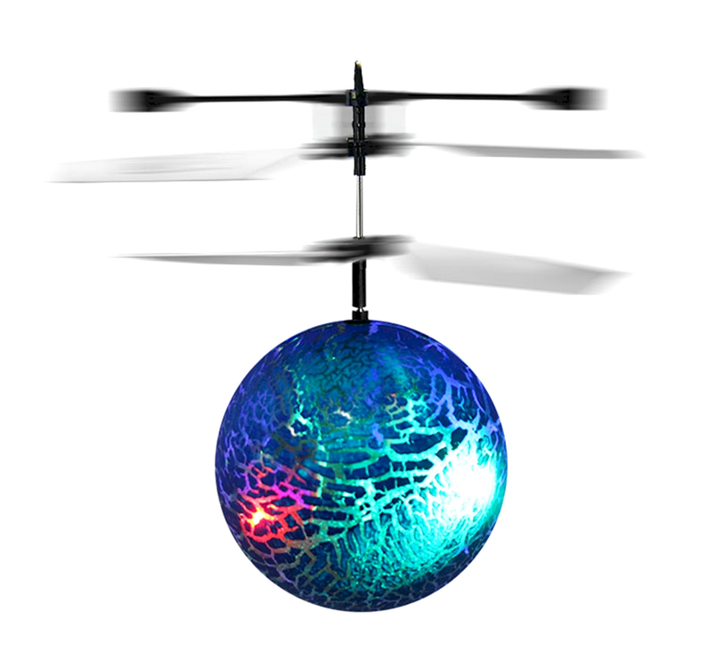 Diskotēku gaismeklis Fusion Accessories Flying Disco LED Ball, daudzkrāsains