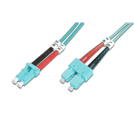 Juhe Digitus Optic Cable OM3 LC Optic, SC Optic, 2 m, sinine