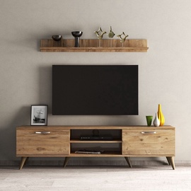 Секция Kalune Design TVU0102, коричневый, 180 см x 35 см x 48 см