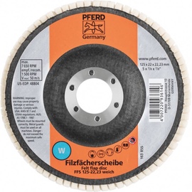 Фетровый шлифовальный диск Pferd FFS, 12.5 см