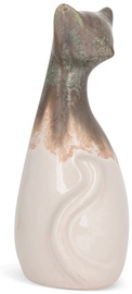 Dekoratiivne kujuke Katia Cat, kreemjasvalge/beež, 13 cm x 12 cm x 32 cm