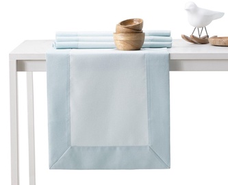 Galda celiņš DecoKing Pure BRD, gaiši zila, 100 x 30 cm