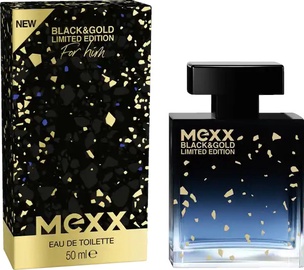 Tualetes ūdens Mexx Black & Gold Limited Edition For Him, 50 ml