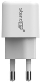 Автомобильное зарядное устройство Standart GT-MJ65, USB/USB Type-C, белый, 30 Вт