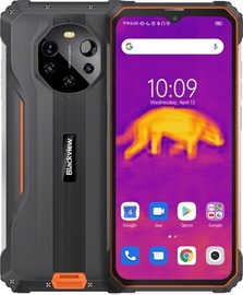 Mobilusis telefonas Blackview BL8800 Pro, juodas/oranžinis, 8GB/128GB