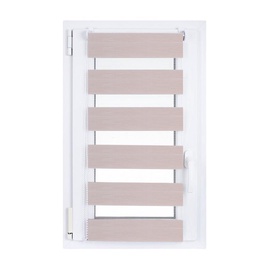Veltņu aizkari Domoletti Mini D&N BH-3001, brūna/smilškrāsas, 570 mm x 1500 mm