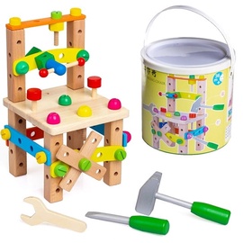 Rotaļu meistara instrumenta komplekts Wooden Chair 3353206019855