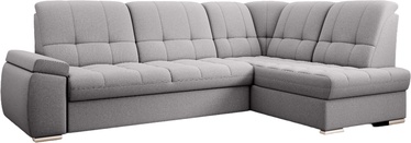 Stūra dīvāns Sado Gojo 4, gaiši pelēka, labais, 192 x 272 cm x 95 cm