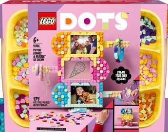 Konstruktors LEGO® DOTS Saldējums: attēlu rāmīši un rokassprādze 41956, 474 gab.