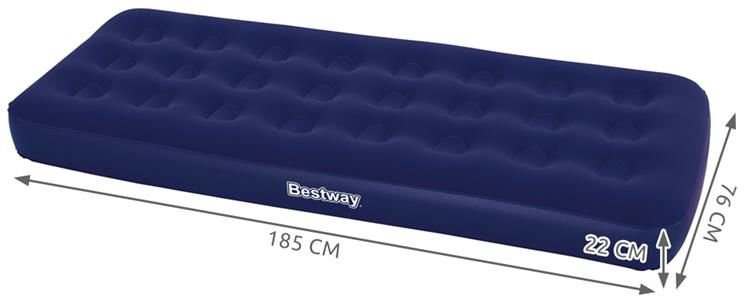 Täispuhutav madrats Bestway, sinine, 1850x760 mm