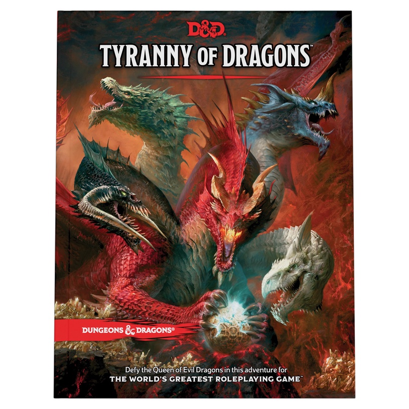 Lauamängu tarvik Dungeons & Dragons Wizards of the Coast Dungeons & Dragons Tyranny Of Dragons, EN